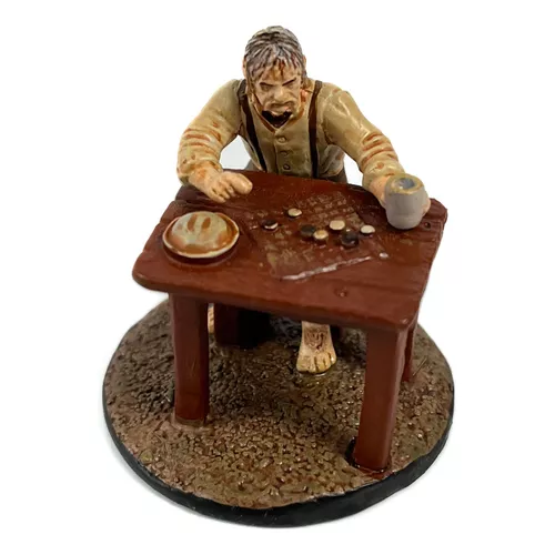 Hobbit jogando Xadrez - The Lord of the Rings - Eaglemoss - Sem