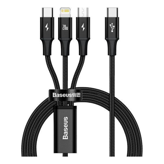 Outlet Cable 3 En 1 Usb C (usb C / Micro Usb / Lightning)