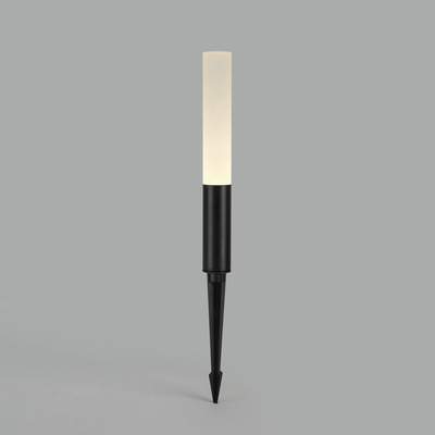 Luminaria Exterior Estaca Musk Negra Led Calida 3000k 7w Lk