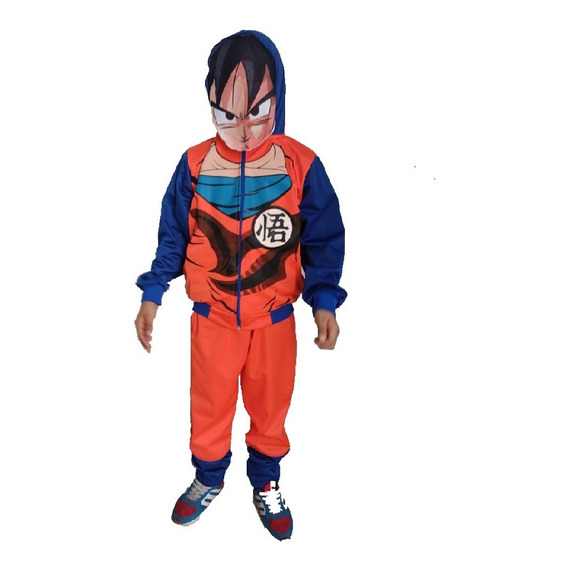 Conjunto Pans Niño Tipo Disfraz Personaje Goku Dragon Ball Z