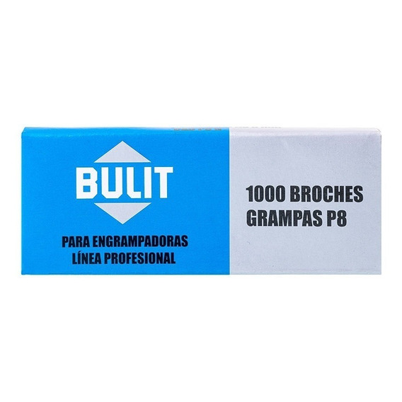 Broches - Grampas Bulit P8 Pro - 5 Cajas De 1000 Unidades