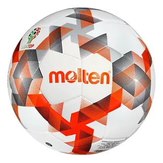 Balón De Fútbol Molten F5d3100 Tdp No.5 Sintético Fifa Color Blanco/naranja