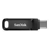 Pendrive Sandisk Ultra Dual Drive Go 07896001007024 128gb 3.2 Gen 1 Preto E Prateado