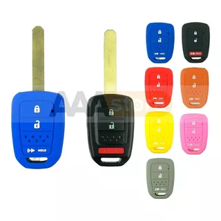 Funda Silicon Protector Llave Honda Cr-v Fit 7 Colores