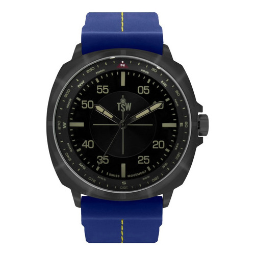 Reloj Technosport De Hombre Azul Ts-600-5 Color Del Bisel Negro