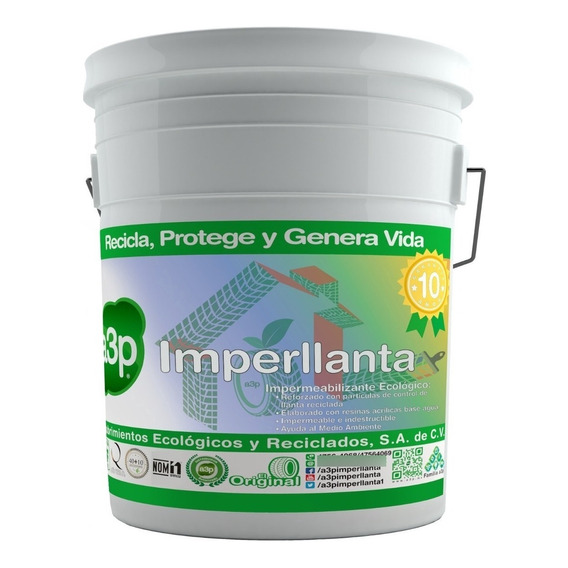 Impermeabilizante Imperllanta 10 Años Blanco | 19 Lts 