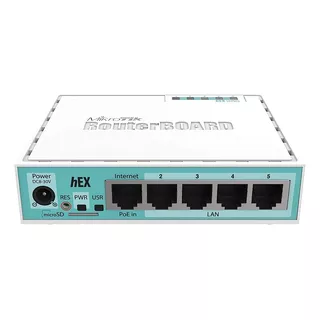  Router Wifi Ac Mikrotik Hap 5 Puertos Gigabit Rb750gr3