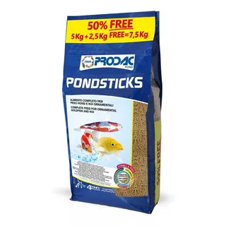 Alimento Peces Koi Y Carassius Prodac Pondstick - 7.5kg 