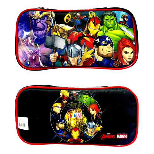 Cartuchera Avengers Spiderman Canopla Contenedor + Calidad Color Advengers