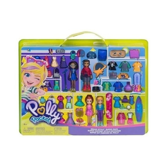 Polly Pocket Super Kit Fashion Super Pack Envío Rápido