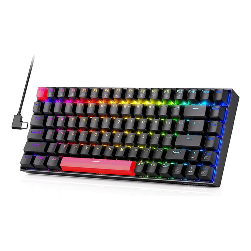 Teclado Mecánico Redragon Phantom K629 75% Switches Rojos