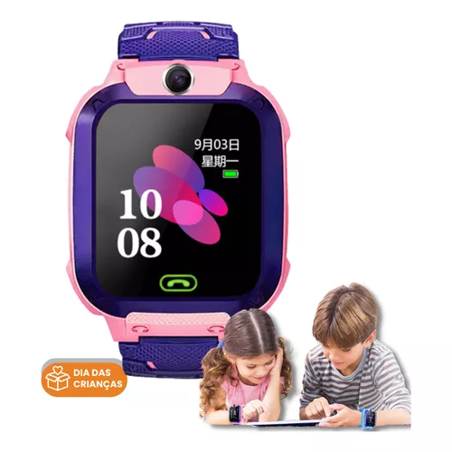 Reloj inteligente para niños Q12 Rosado – Digitek Chile