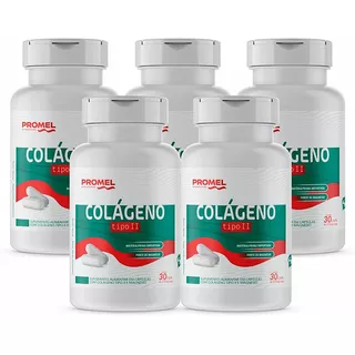 Kit Com 5 - Colágeno Tipo Ii E Magnésio 30 Cápsulas Promel