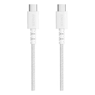 Cable Anker Powerline Select+ Usb-c To Usb-c 2.0 1.8m Blanco