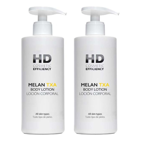 Hd Melan-txa Locion Corporal 400 Ml *aclarante Pack Con 2