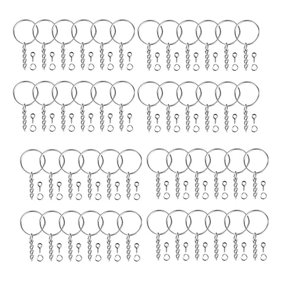 Aros Para Llavero, Herraje, Argolla 2.6 Cm. 200pcs Plateado