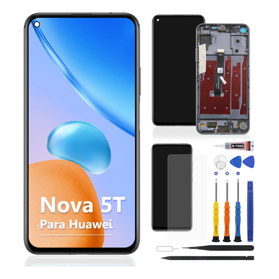 Pantalla Para Huawei Nova 5t / Honor 20 Con Marco Original