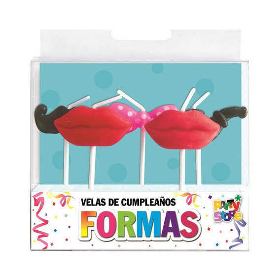 Velas Formas - Set Props X 5 Piezas