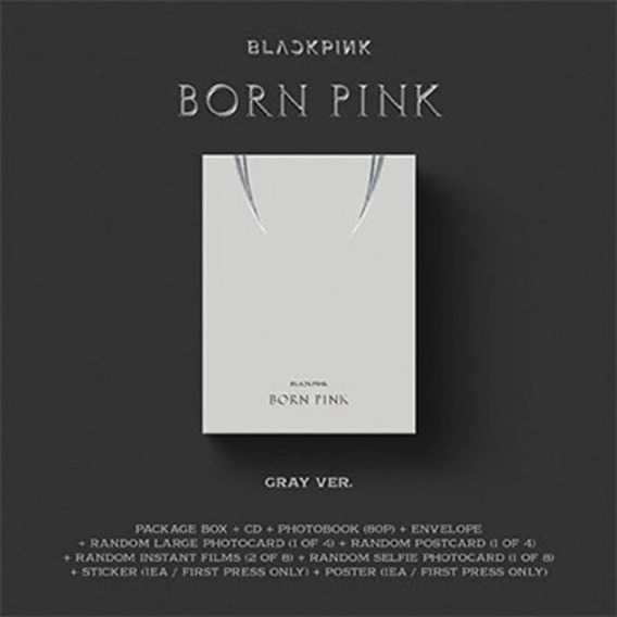 Album Blackpink - Born Pink Box Set ( Version Gray / Gris )