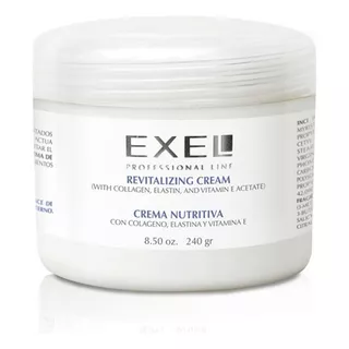 Crema Facial Exel Nutritiva Colágeno Elastina Vit E X240g D Momento De Aplicación Día/noche Tipo De Piel Normal, Seca O Mixta Seca