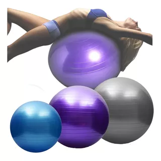 Kit 3 Bola Suiça Pilates Yoga Abdominal 55cm 65cm 75cm 