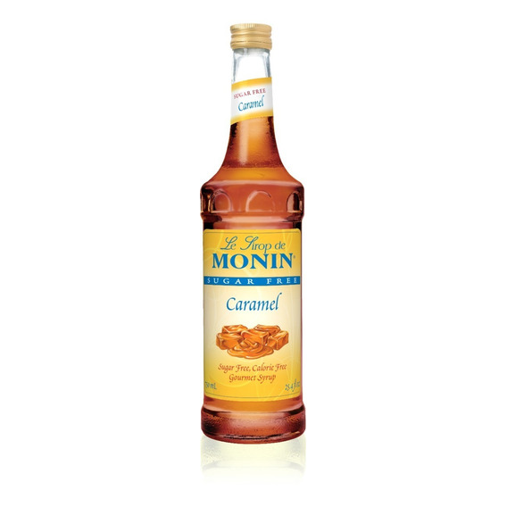 Syrup Monin Café Cocktail Sabor Caramelo Sin Azúcar 750 Ml