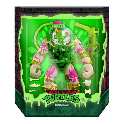 Mutagen Man Glow In Dark Tortugas Ninja Tmnt Super7 Ultimate