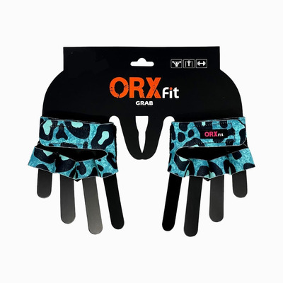 Guantes Pesas Grabs Turquesa - Orxfit - Mujer