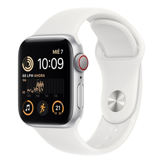 Apple Watch Se 2da Gen. 2022 Gps + Cellular Plata 40 Mm Rec