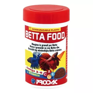 Alimento Prodac Para Peces Betta Food 40 Gramos Acuario Pecera