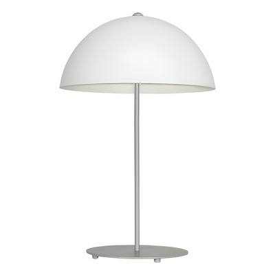 Lampara De Mesa Velador Campana Blanco Apto E27 5350/a Bl Fz