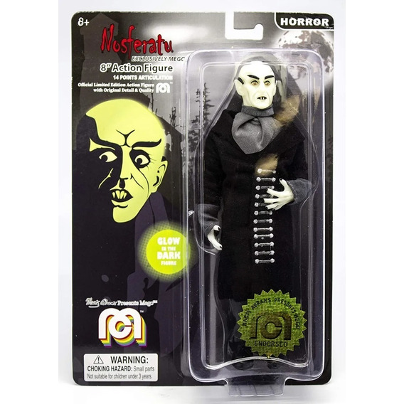 Muñeco Nosferatu Glow Figura Articulada 20cm Mego