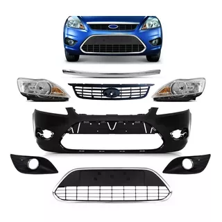 Trompa Ford Focus Rejillas Cromadas 2008 2009 2010 2011 2012