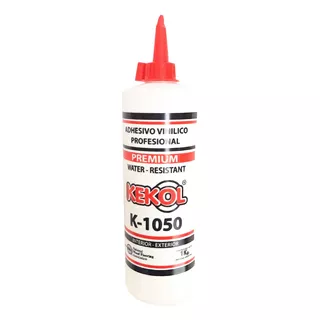 Pegamento Adhesivo Vinilico Profesional Kekol K-1050 Color Blanco Envase De 1 Kilogramo No Tóxico