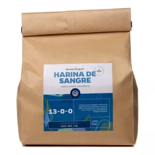 Harina De Sangre 1 Kg Con Certificado Orgánico, Huerto Urban
