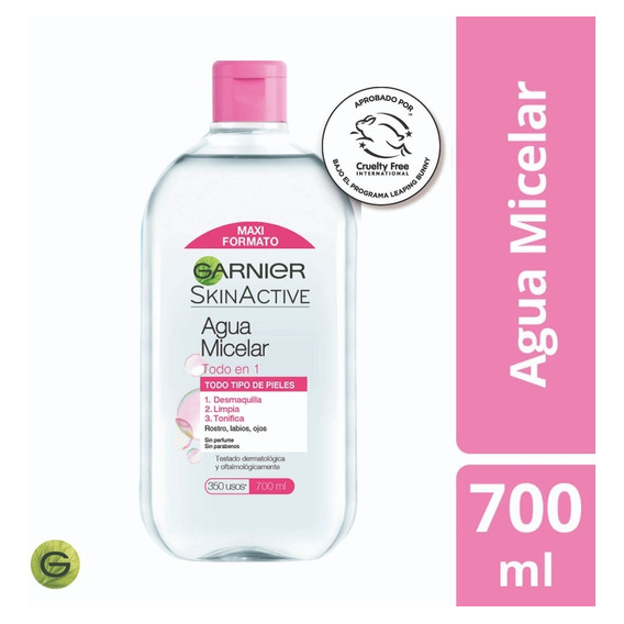 Agua Micelar Todo En Garnier Skin Active 1 700 Ml 