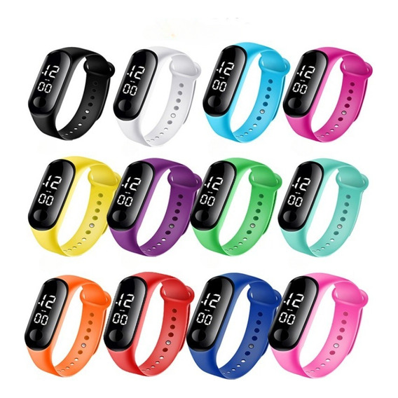 60 Piezas Reloj Led Digital Watch Touch Unisex Mayoreo