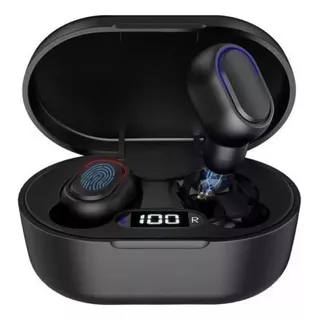 Audífonos In-ear Inalámbricos 1hora A8s Tws Aut114 Negro Bluetooth Con Microfono Deportivos