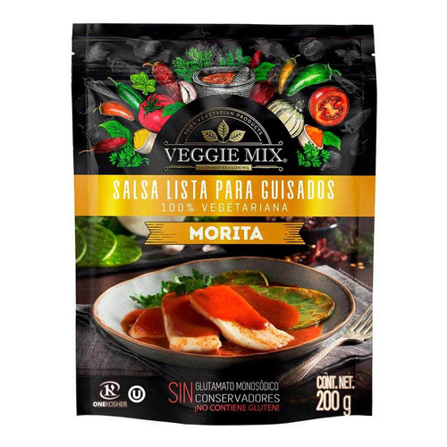 Salsa Morita Lista Para Guisados Veggie Mix Vegetariana 200g