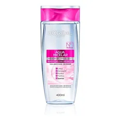 Água Micelar Solução De Limpeza 5 Em 1 400ml L