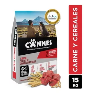 Cannes Adulto Carne Y Cereal 15kg (solo Flex Rm) | Mdr