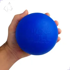 Bola Anti-stress Azul para Cães Grandes 10cm Borracha Big Bull Pet