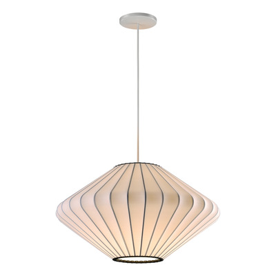 Lampara Colgante Malba 40cm Sustentable Diseño 3d Apto Led