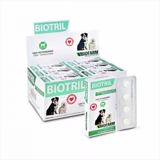 Biotril - Vemífugo C/4cp Para Cães 