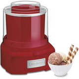 Maquina De Sorvete Frozen E Gelato Cuisinart Vermelho