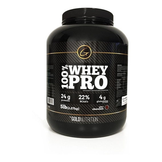 Whey Protein En Polvo Gold Nutrition 100% Whey Pro 5 Lb