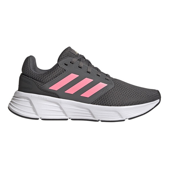 Tenis Running adidas Galaxy 6 -gris-blanco