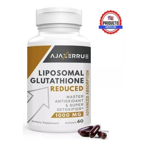 Glutation Liposomal Reducido 1000mg,antioxidante Americano Sabor Sin Sabor