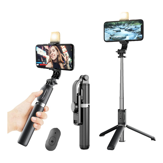 Palo Selfie Stick Trípode Con Control Remoto Y Bluetooth