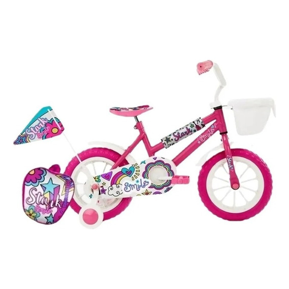 Bicicleta De Nena Rodado Stark 12 Smile Infantil Ruedas 